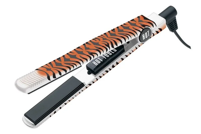 HOT TOOLS BENGAL TIGER NANO CERAMIC FLAT IRON 1 INCH