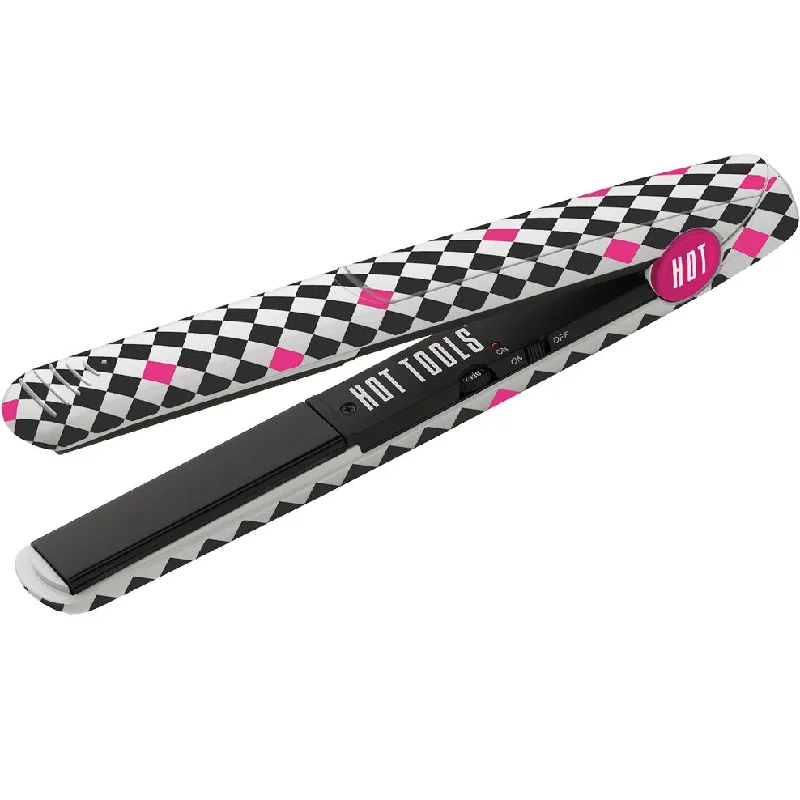 Hot Tools Diamond Harlequin Nano Ceramic Flat Iron 1 inch