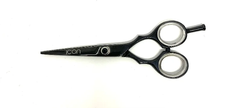 5.0” ICON Black Salon And Barber Shears ICT-128