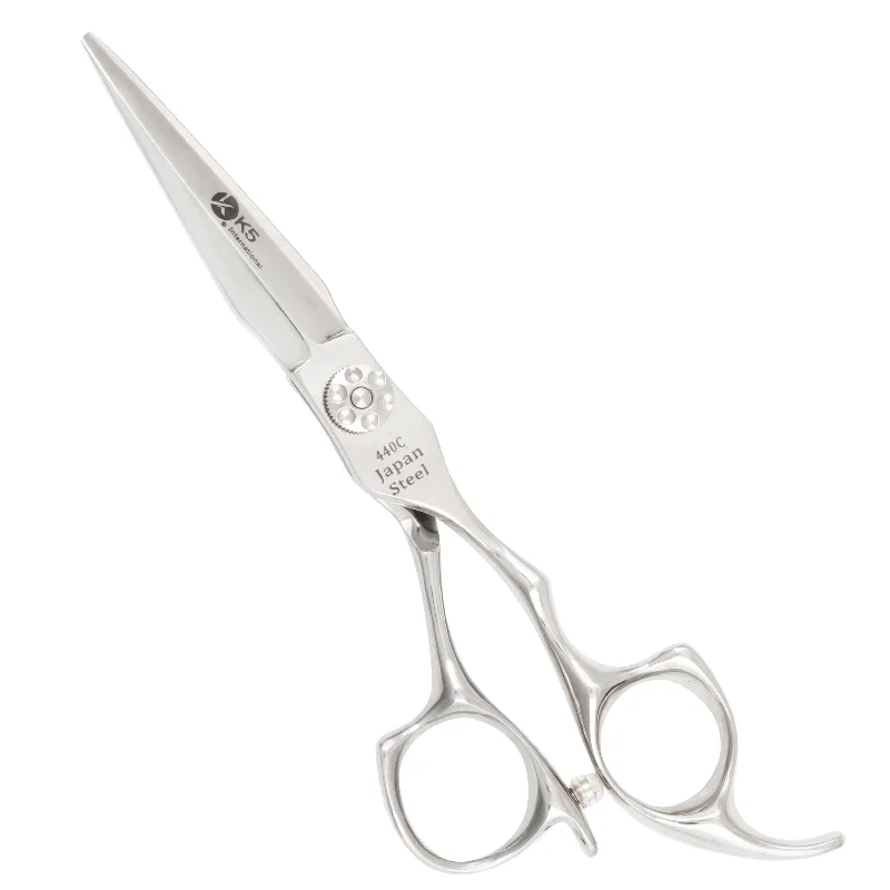 Elegant Silver 440c Hairdressing 5.5"", 6.0"" & 6.5"" Scissors Set