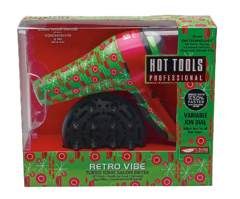 Hot Tools Retro Vibe Turbo Ionic Salon Dryer