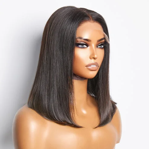 5x5 Glueless Lace Closure Bob Wig 150% Density Straight