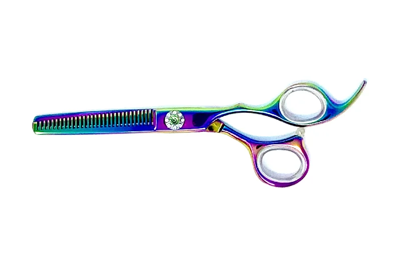 6.0"" ICON Multi-Color Thinning Shears/Hairstyling Scissors ICT-500T