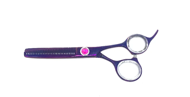 6.0"" ICON Purple Titanium Coated Thinning Shears ICT-158T