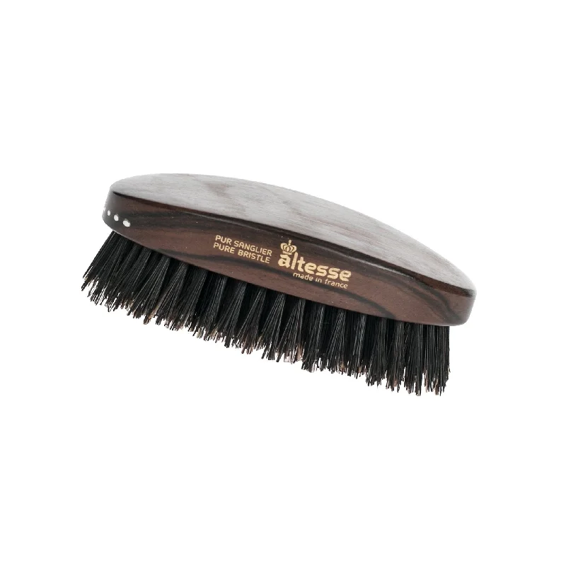 Altesse Handmade Pure Bristle Military Hairbrush, Small