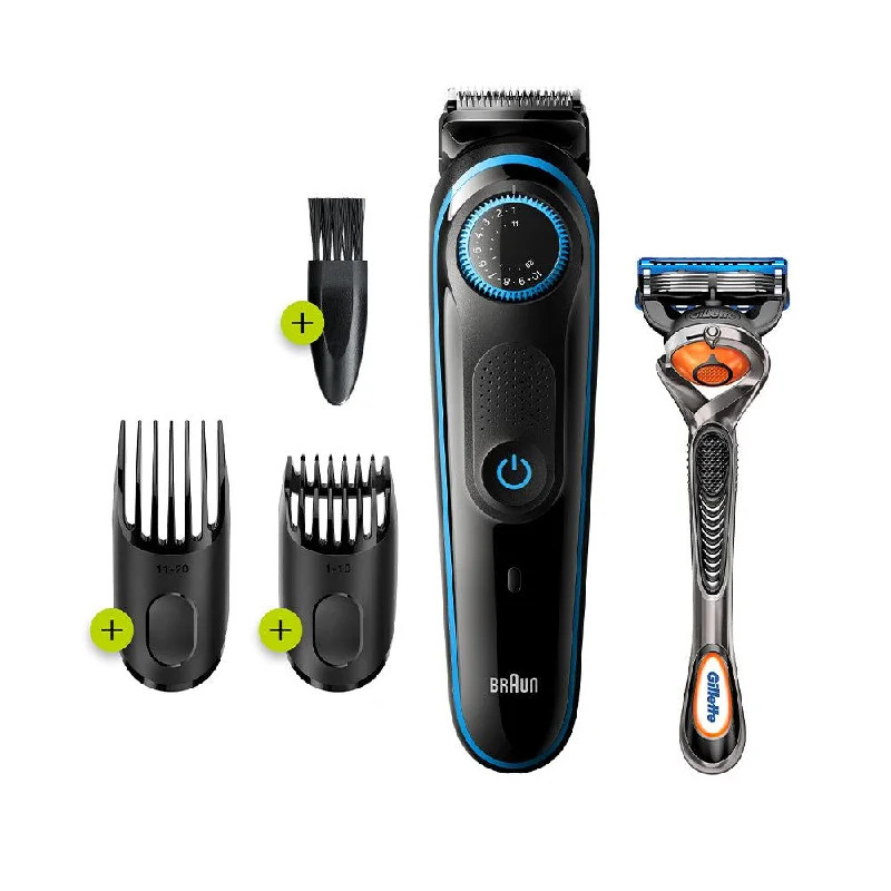 Braun Beard Trimmer 5 Face & Hair BT5240 With Gillette Fusion5 ProGlide Razor