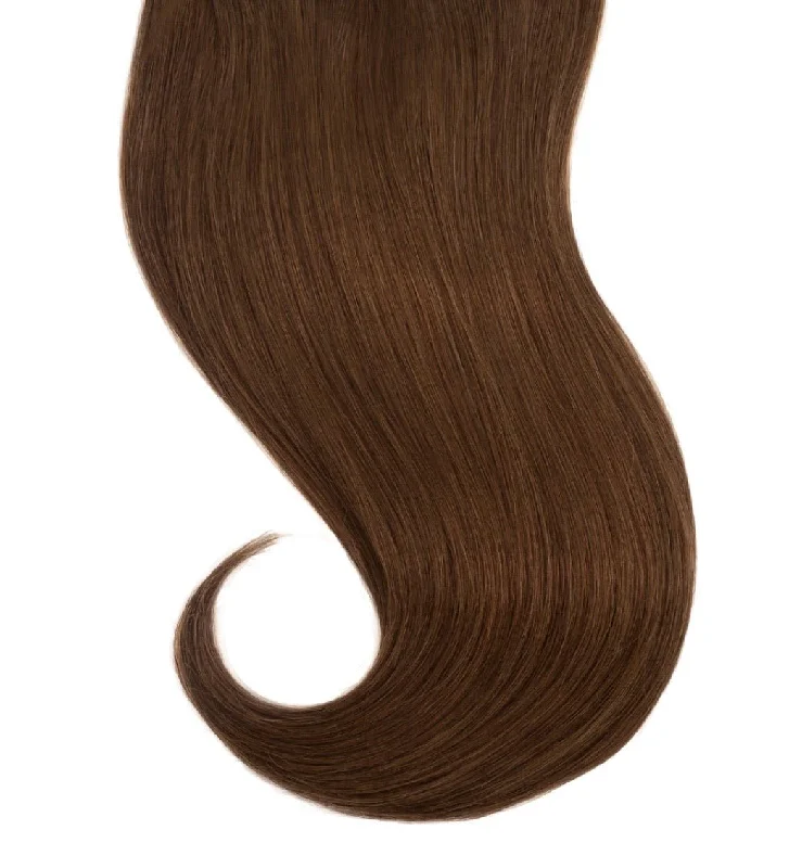 Clip In Extensions Medium Brown #4