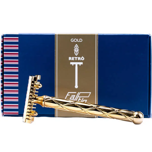 Fatip Gold Retró Safety Razor Open Comb Type 42119復古系列開放式剃刀