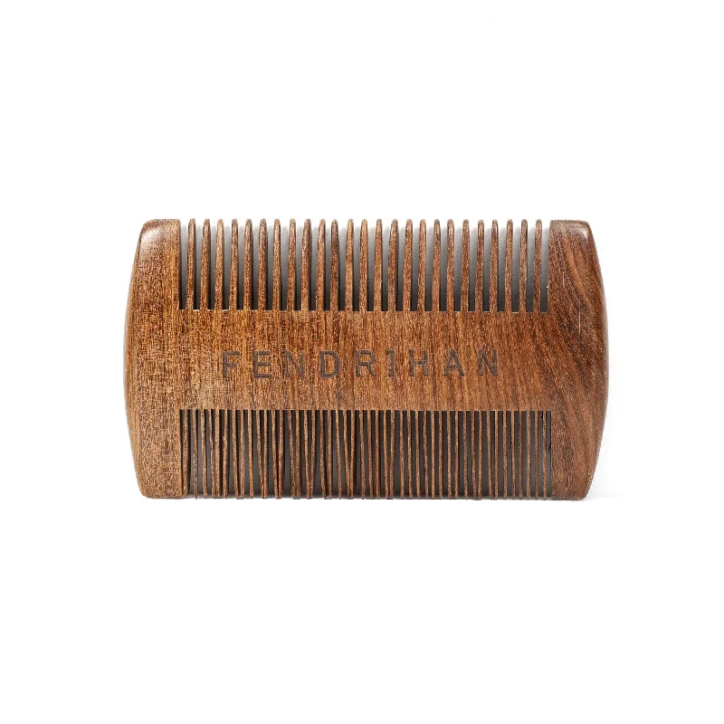 Fendrihan Double-Sided Wood Beard Comb