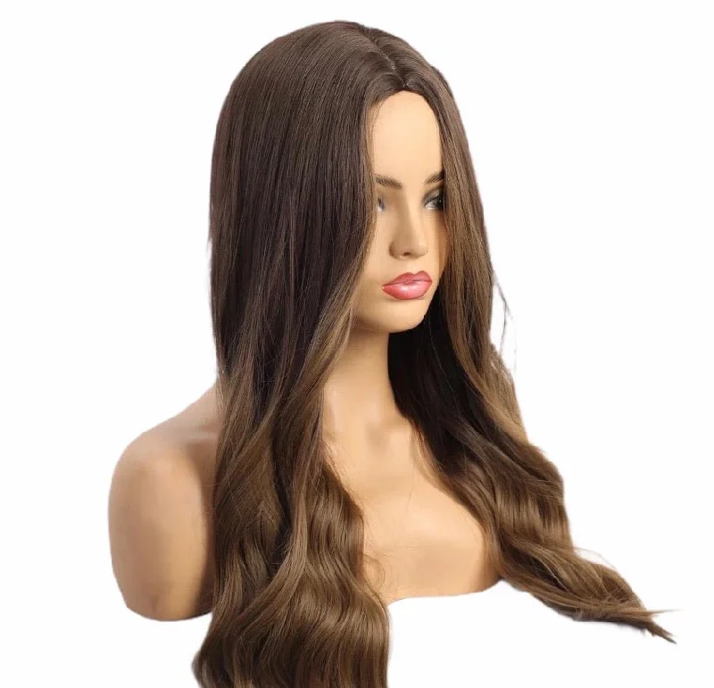 Frontal Lace Wig Ombré Brunette