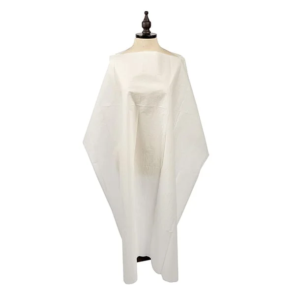 Graham Beauty Disposable Salon Cape White