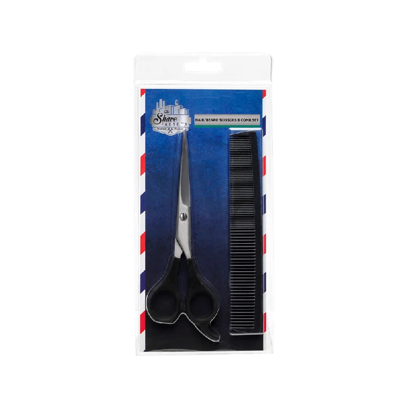 Hair/Beard Scissor & Comb Set