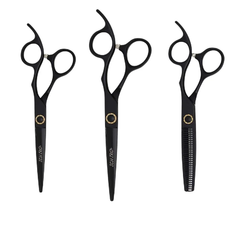 Ichiro Matte Black Ultimate 3-Piece Master Scissor Set