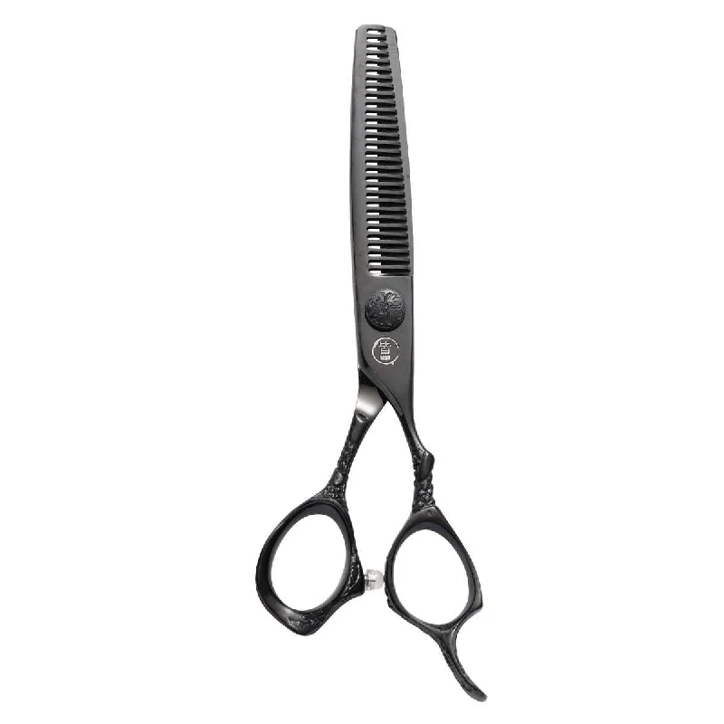 Mina Ash Black Thinning Scissors