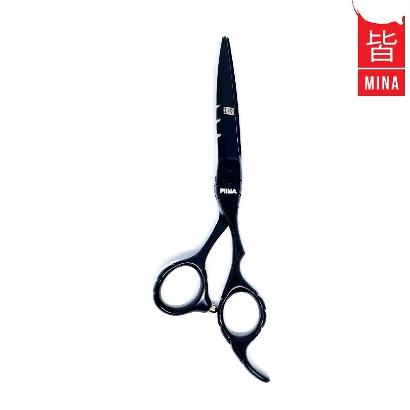 Mina Matte Black Offset Cutting Scissors