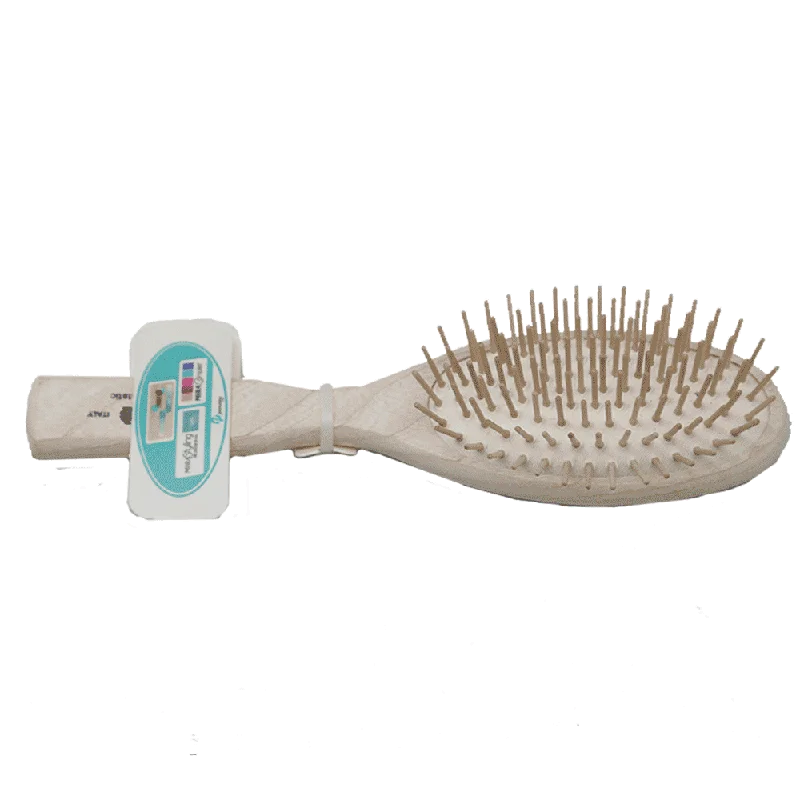 Mira Hair Brush Wooden Art-310