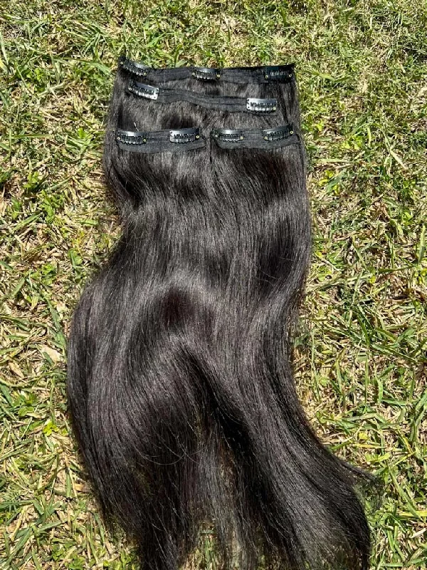 NATURAL BLACK – Classic Hair - CLIP In Extensions| NISH HAIR