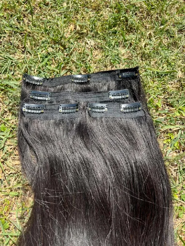 NATURAL BLACK – Classic Hair - CLIP In Extensions| NISH HAIR