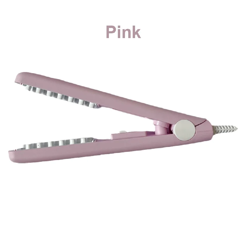 Mini 3D Grid Hair Crimper Curler