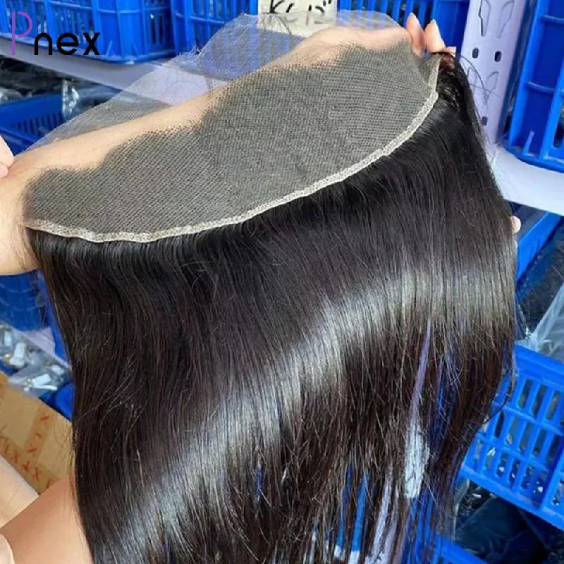 Pre Plucked Straight 13x4 13x6 Lace Frontal Brazilian 100% Human Hair