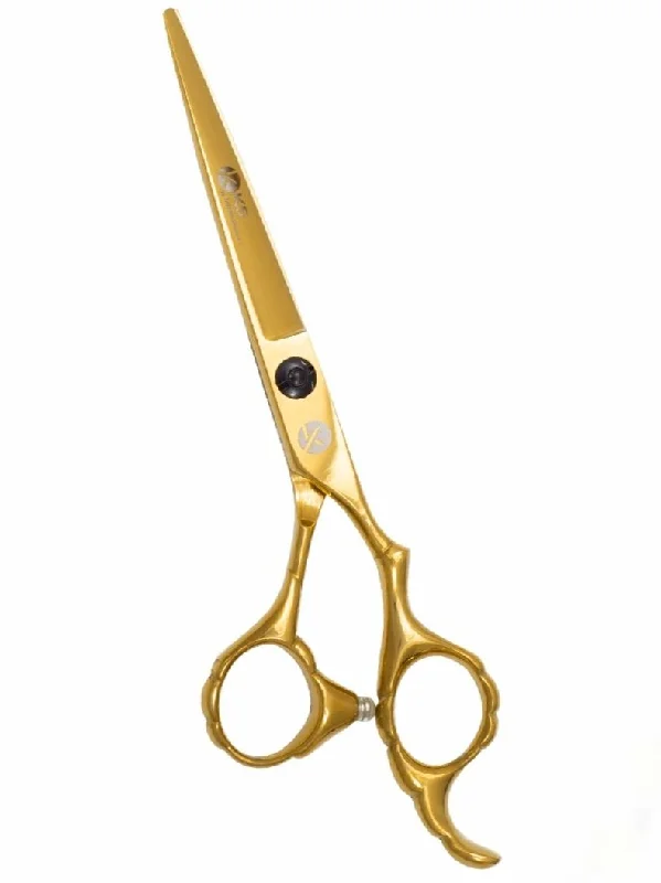 Professional Barber 6.0"" Golden  Hairdressing Scissors For Barbers