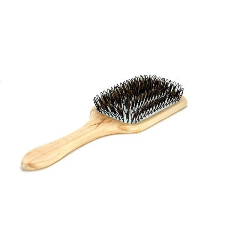 Professional Brazilian Racket Natural Wooden Hair Combing Brush - Brent