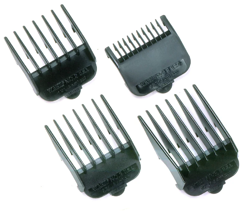 SET OF 4 BLACK CLIPPER GUIDES