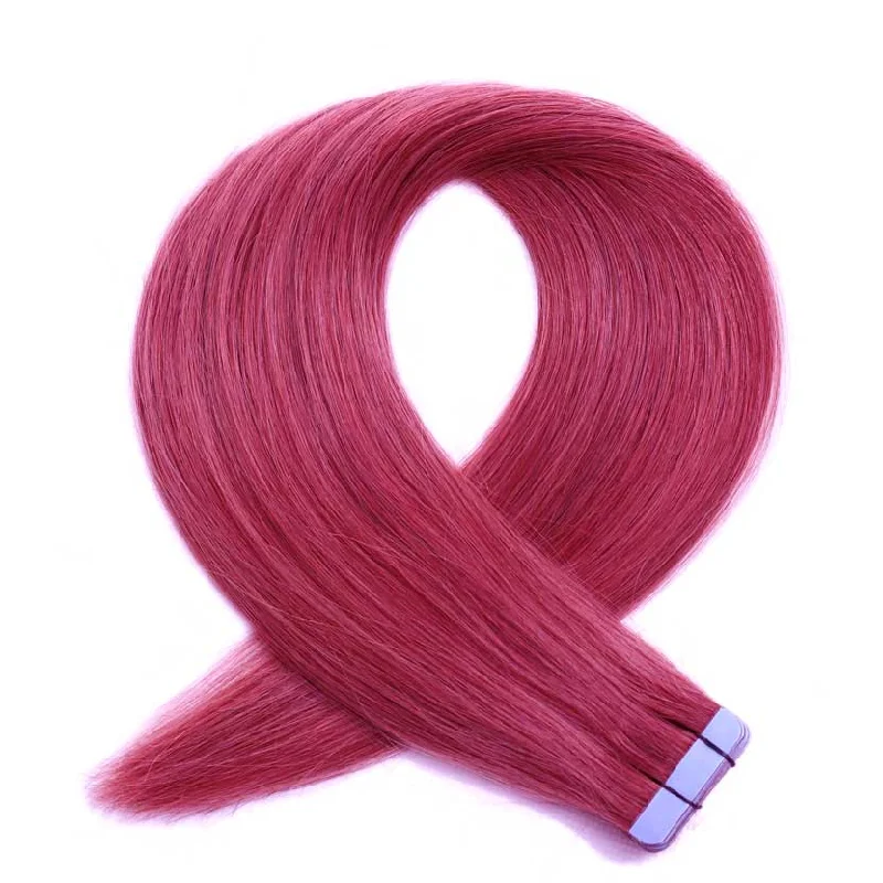 Tape In Extensions Red Burgundy