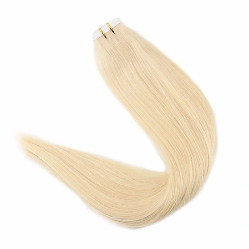 Tape In Extensions Lightest Blonde #613