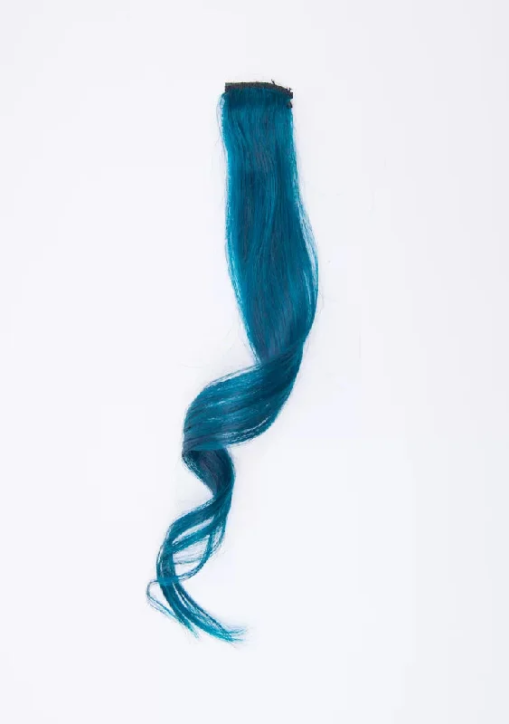 Teal Blue – #Strandout Nish Hair- Coloured clip-In Hair| Nish Hair