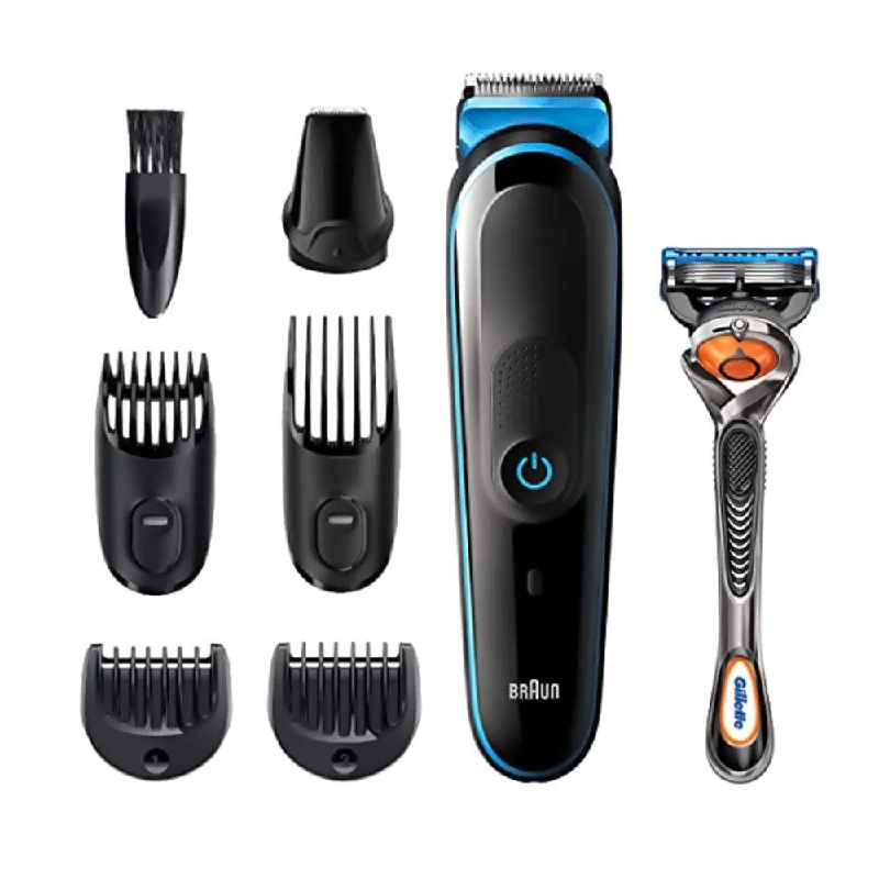 Braun All in One Trimmer 7-in-1 MGK5245 Styling Kit With Gillette Fusion5 ProGlide Razor