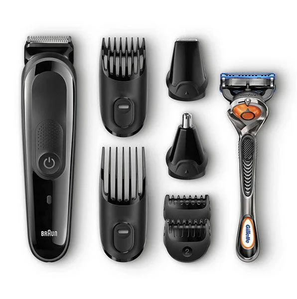 Braun All in One Trimmer 8-in-1 MGK5260 Styling Kit With Gillette Fusion5 ProGlide Razor