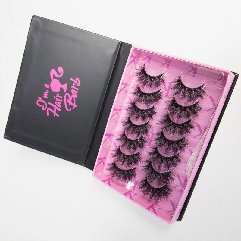 3D Mink EyeLashes 7Pair (Style: Hair Barb)