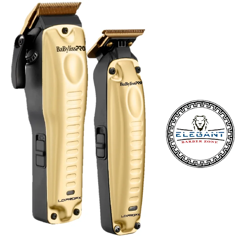 BaBylissPRO Lo-ProFX Clipper & Trimmer Combo Gold FXHOLPKLP-G