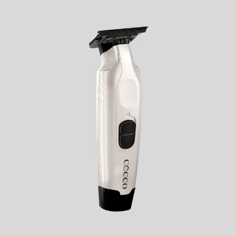 Cocco Veloce Pro Cordless Trimmer with Digital Gap Ambassador DLC Blade (CVPT) White