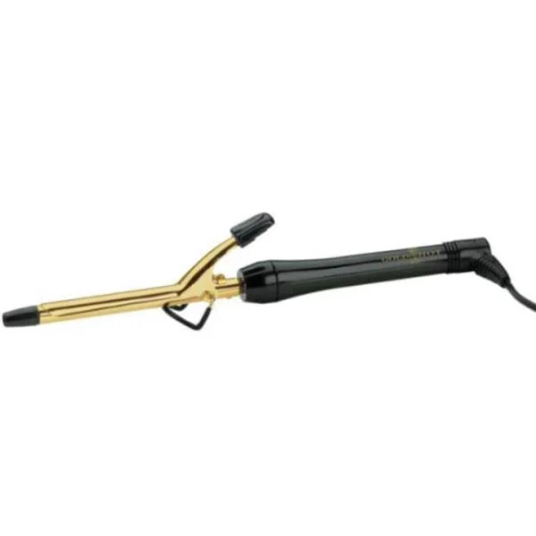 Gold N Hot 1/2"" 24K Gold Professional Spring Curling Iron