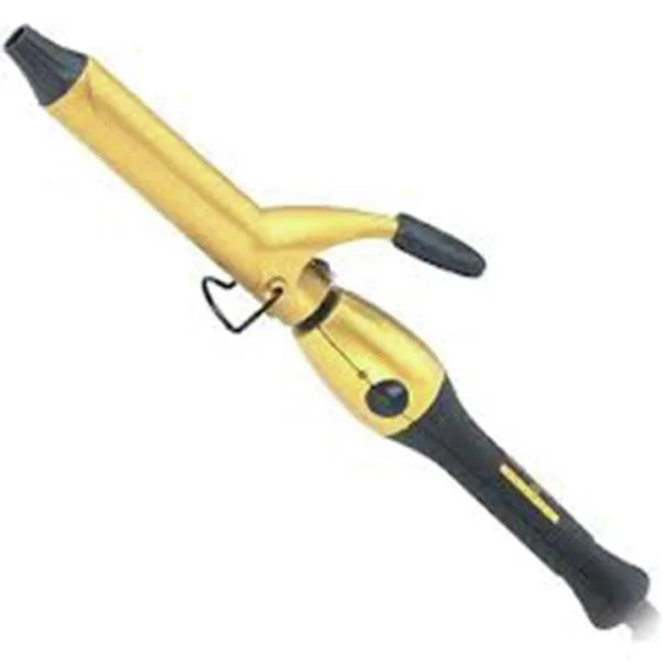 Gold N Hot 1"" 24K Gold Professional Spring Curling Iron