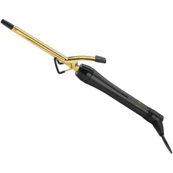 Gold N Hot 3/8"" 24K Gold Professional Spring Curling Iron