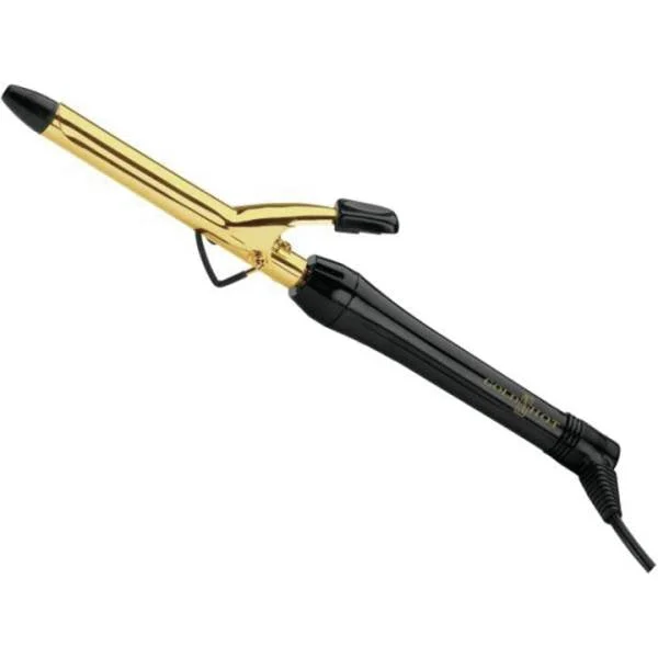 Gold N Hot 5/8"" 24K Gold Professional Spring Curling Iron