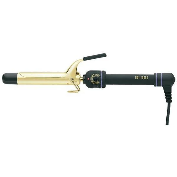 Hot Tools 24K Gold Spring Curling Iron/Wand 1""