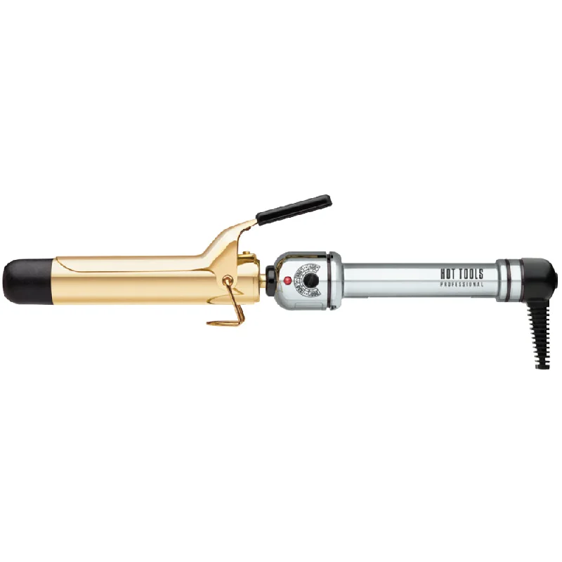 Hot Tools 24K Gold Precious Metals Silver Curling Iron/Wand 1-1/4""