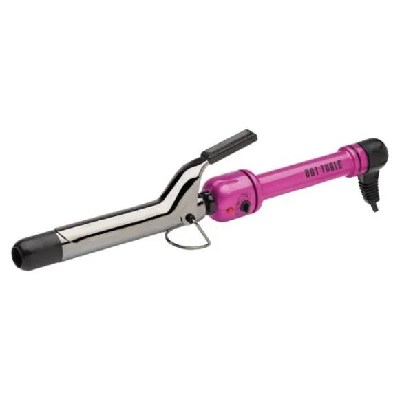 Hot Tools Pink Titanium Curling Iron 1""