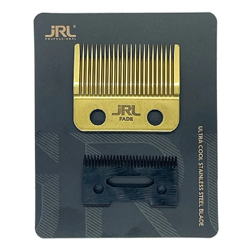 JRL (BF04G) Ultra Cool Stainless Steel Fade Precision Clipper Blade Gold