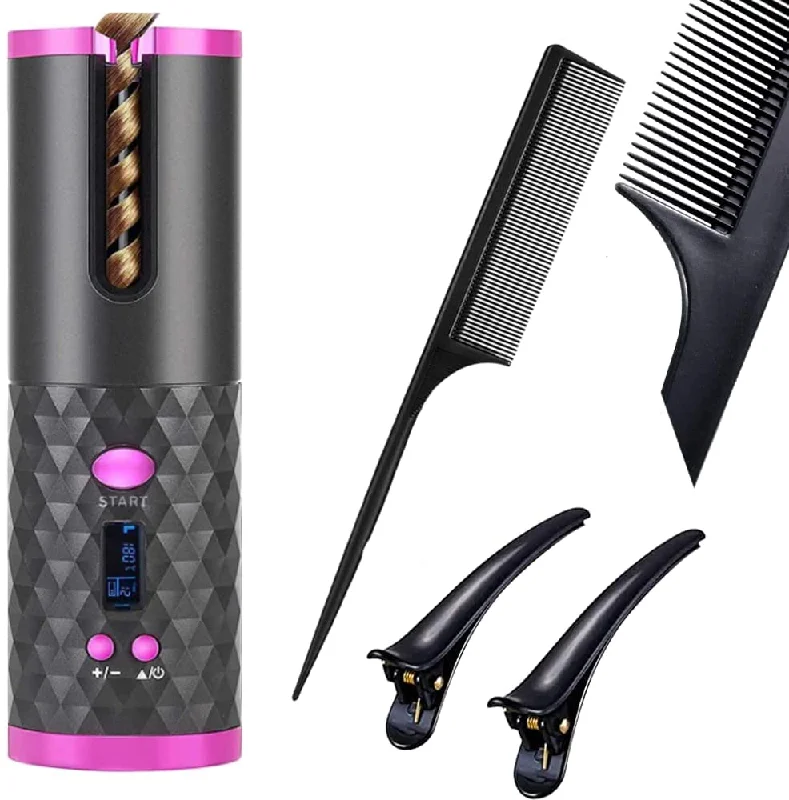 Le Angelique Portable Wireless USB Automatic Hair Curler