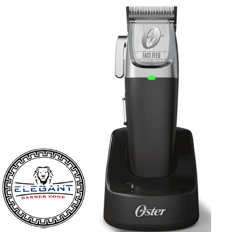 Oster Cordless Fast Feed Clipper black and silver