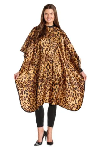 Scalpmaster 4046 Leopard Nylon Styling Cape