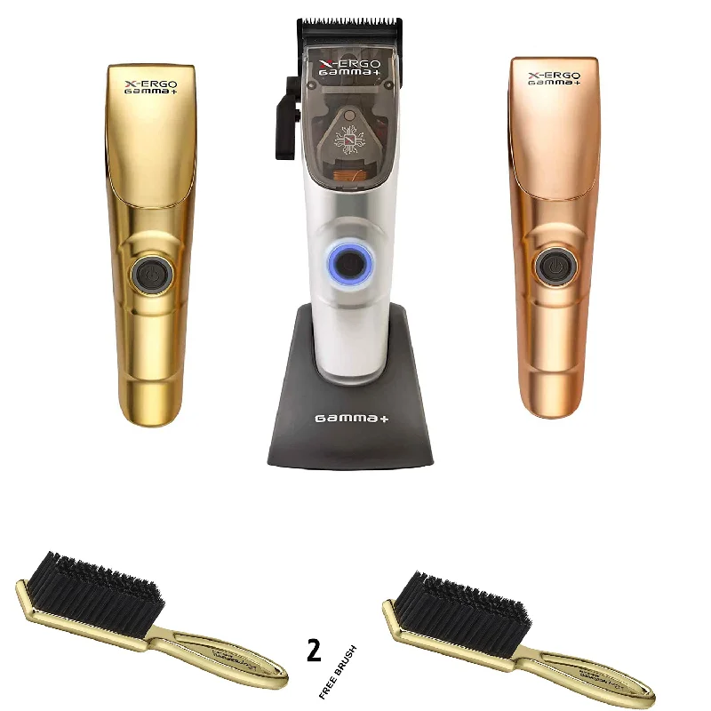 Gamma+ X-ERGO Linear Cordless Clipper w/Microchipped Magnetic Motor| HCGPXERGOMS